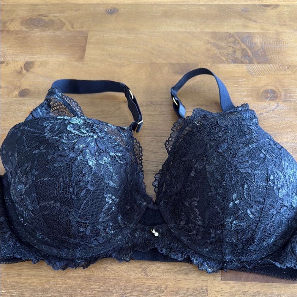 Elegant Black Lace Bra